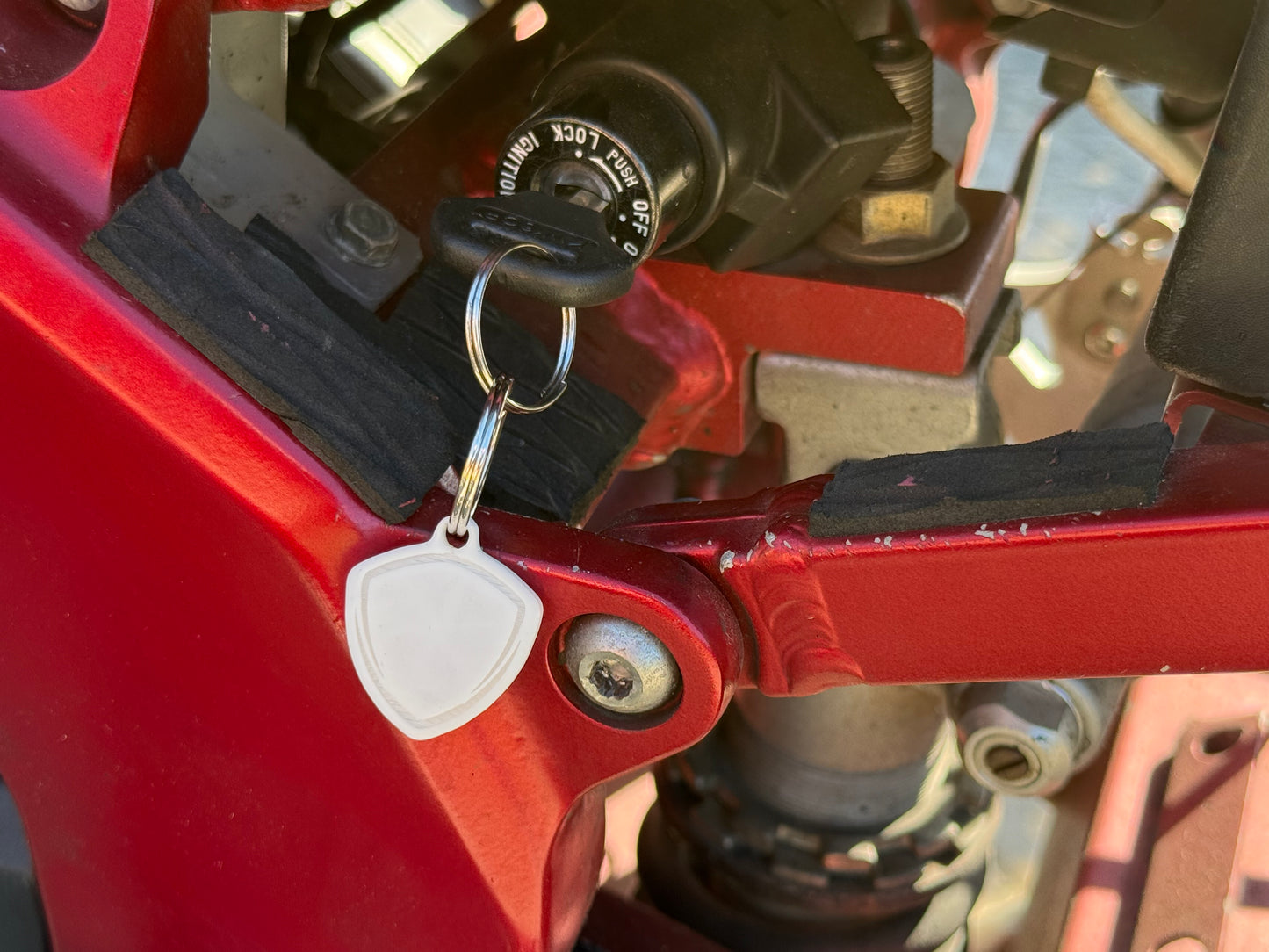 Signature Shield Key Tag